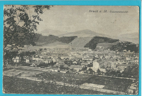 AK Bruck an der Mur. Gesamtansicht. (1911)