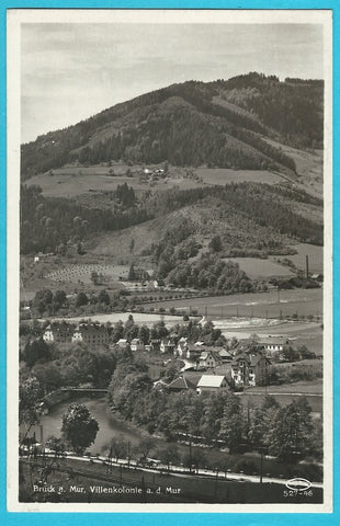 AK Bruck an der Mur. Villenkolonie an der Mur. (1931-32)