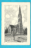 AK Evangelische Heilandskirche in Mürzzuschlag.