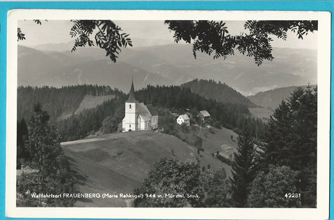AK Wallfahrtsort Frauenberg - Maria Rehkogel.