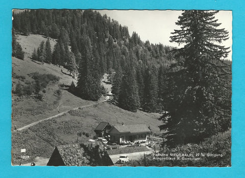 AK Paßhöhe Niederalpl. Almasthaus R. Gamsjäger. (1967)