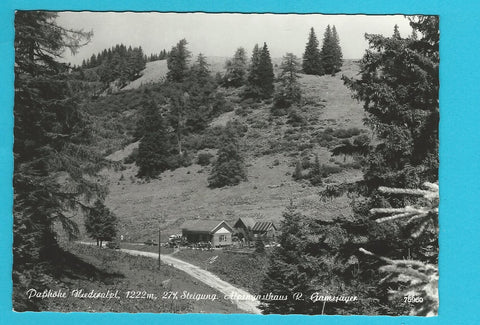 AK Paßhöhe Niederalpl. Alpengasthaus R. Gamsjäger. (1967)