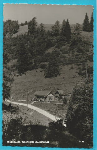 AK Niederalpl. Gasthaus Gamsjäger.