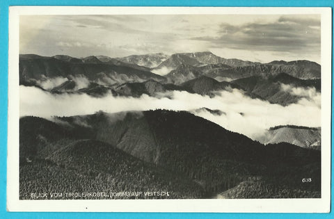 AK Blick vom Tirolerkogel auf Veitsch.