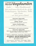 Autogrammkarte Original Mürztal - Vagabunden. Hannes Sapusek. St. Lorenzen im Mürztal, Klosterweg 3.