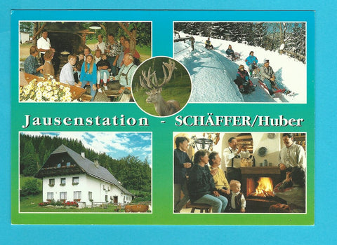 AK St. Lorenzen im Mürztal. Jausenstation Sepp & Gerlinde Schäffer. Pogusch 30.