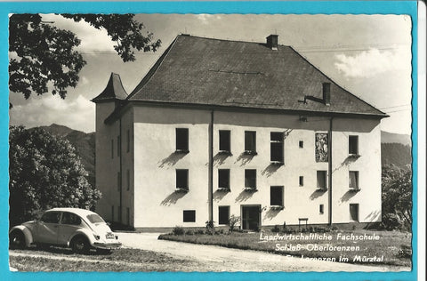 AK St. Lorenzen im Mürztal. Landwirtschaftliche Fachschule Schloß Oberlorenzen.
