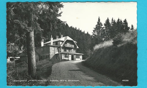 AK Alpengasthof Pfaffensattel. Passhöhe (1959)