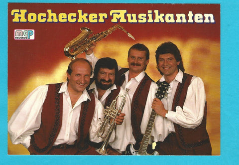 Autogrammkarte Hochecker Musikanten. Kapellen an der Mürz.