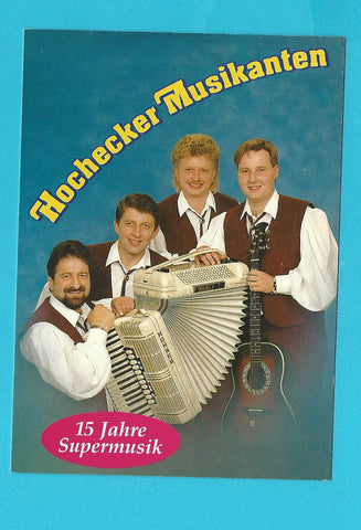 Autogrammkarte Hochecker Musikanten. Kapellen an der Mürz.
