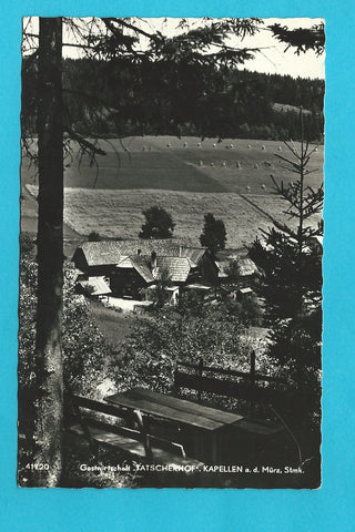 AK Kapellen an der Mürz. Gastwirtschaft Tatscherhof. (1960)