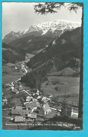 AK Kapellen an der Mürz gegen Rax. (1967)