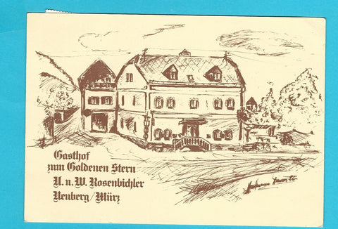 AK Neuberg/Mürz. Gasthof zum Goldenen Stern. U. u. W. Rosenbichler.