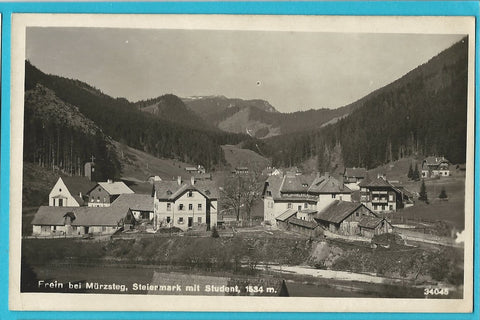 AK Frein bei Mürzsteg mit Student. (1941)