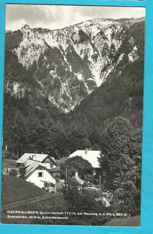 AK Oberwallner's Gastwirtschaft Tyrol bei Neuberg an der Mürz. (1955)