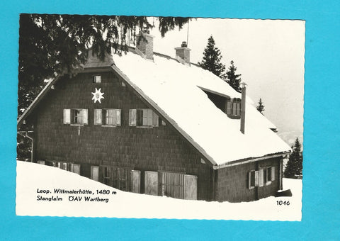 AK Leop. Wittmaierhütte Stanglalm ÖAV Wartberg.