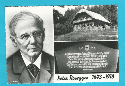 AK Peter Rosegger 1843-1918.