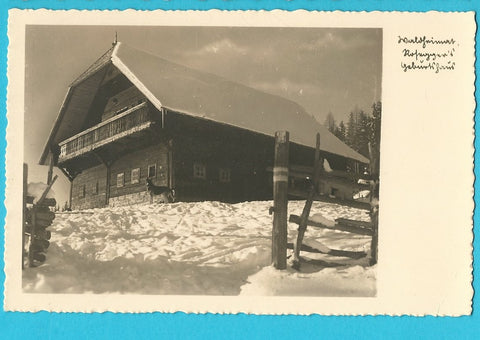 AK Alpl. Waldheimat Roseggers Geburtshaus. (1942)