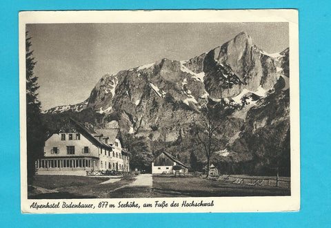 AK Alpenhotel Bodenbauer am Fuße des Hochschwab.