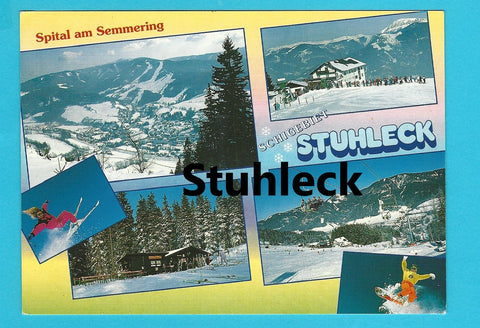 AK Spital am Semmering. Schigebiet Stuhleck.