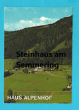 AK Steinhaus am Semmering. Haus Alpenhof. Ausbildungs- und Erholungszentrum Der Creditanstalt-Bankverein.