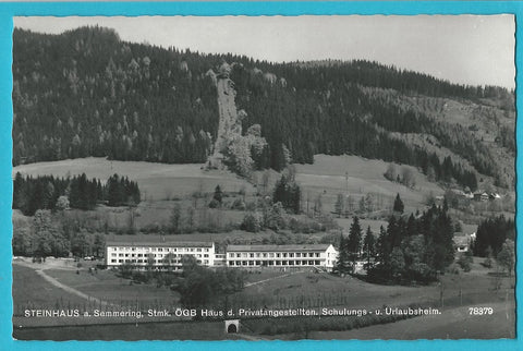 AK Steinhaus am Semmering. Ö. G. B. - Haus der Privatangestellten. (1968)