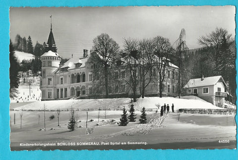 AK Kindererholungsheim Schloss Sommerau. Spital am Semmering. (1956)