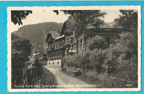 AK Spital am Semmering. Pension Onkel Fritz.