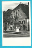 AK Kindberg. Bildstock am Hauptplatz. Sterbehaus des Komponisten Jakob Schmölzer. (1961)