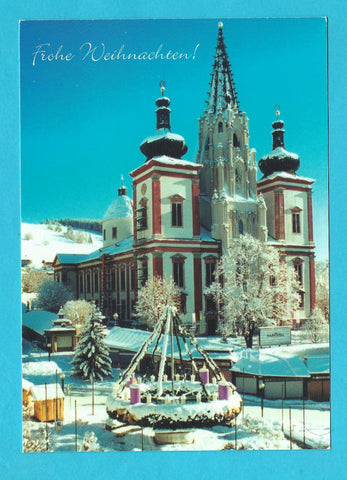 AK Mariazell. Frohe Weihnachten.