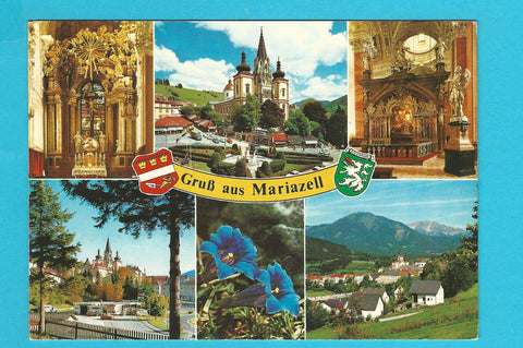 AK Gruß aus Mariazell.