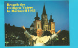 AK Besuch des Heiligen Vaters in Mariazell 1983.