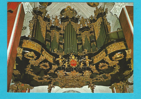 AK Mariazell. Orgel-Empore in der Basilika.