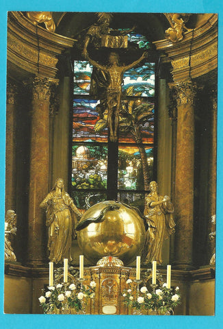 AK Wallfahrtskirche Mariazell. Hochaltar-Mittelteil.