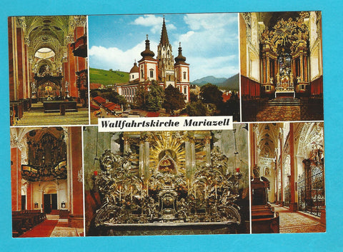AK Wallfahrtskirche Mariazell.