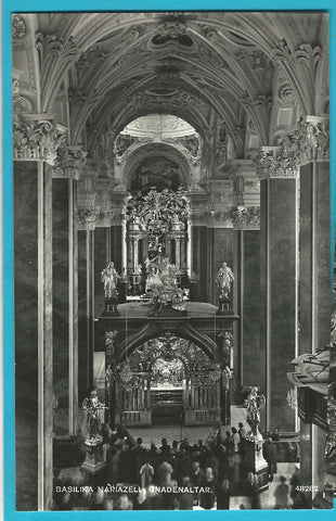 AK Basilika Mariazell. Gnadenaltar. (1959)