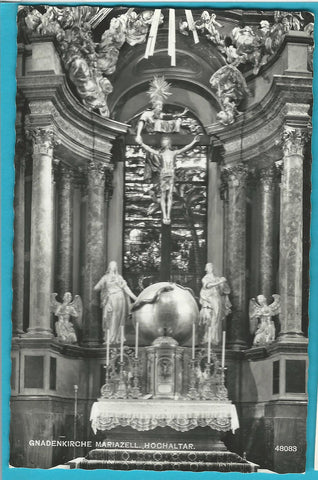 AK Gnadenkirche Mariazell. Hochaltar.