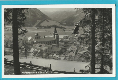 AK Winterbild von Maria-Zell.