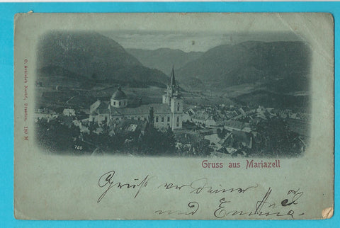 AK Gruss aus Mariazell.