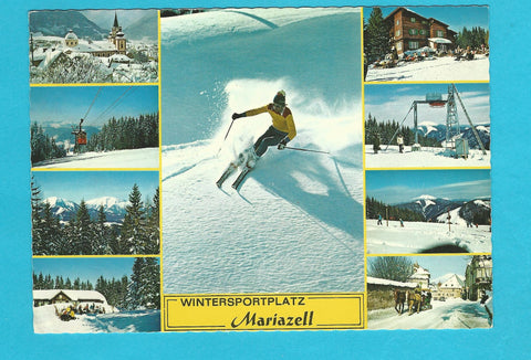 AK Wintersportplatz Mariazell.