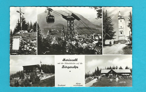 AK Mariazell mit der Schwebebahn auf die Bürgeralpe.