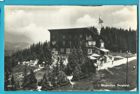 Muster-AK Bürgeralpe, Berghotel.