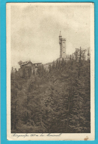 AK Bürgeralpe bei Mariazell. (1921-22)