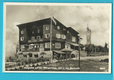 AK Berghotel auf der Bürgeralpe bei Mariazell. (1930)