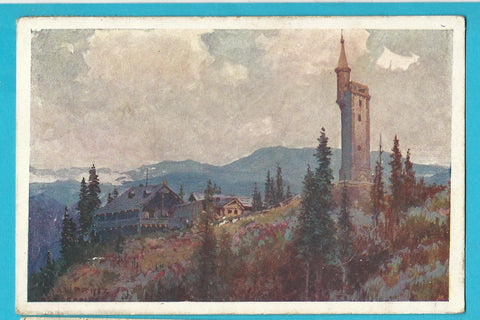 AK Mariazell. Bürgeralpe. (K. Ludwig Prinz pinx.)