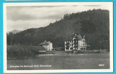AK Erlaufsee bei Mariazell Hotel Herrenhaus.