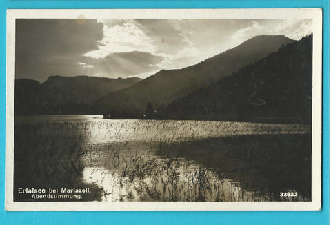 AK Erlaufsee bei Mariazell. Abendstimmung. (1936)