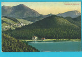 AK Erlaufsee mit Mariazell. (1911-12)