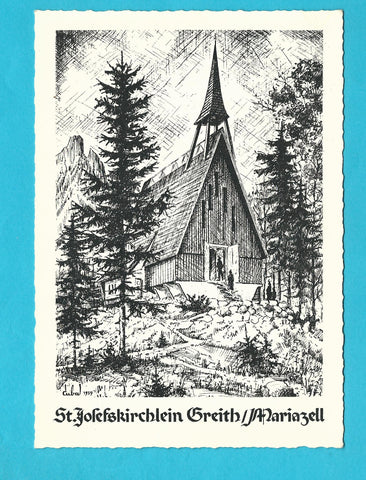 AK Greith/Mariazell. St. Josefskirchlein.