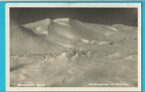 AK Schneealpe. Windberghütten mit Windberg. (1931)